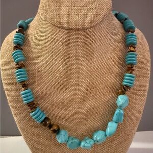 Boho Statement Turquoise Howlite Gemstone